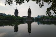 Guilin: Durch Guilin laufen